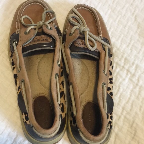 Angelfish Leopard Jacquard Slip On Boat shoe - Picture 3 of 9